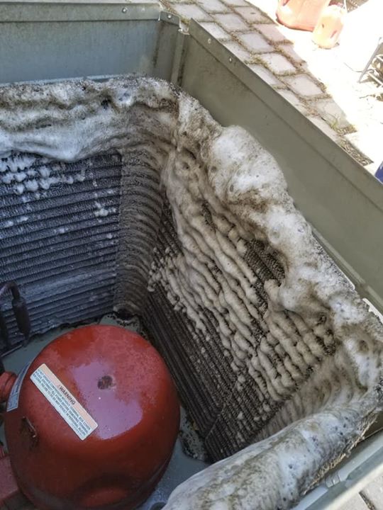 Outside condenser coils often include dirt and debris that may create a barrier of… Calbear