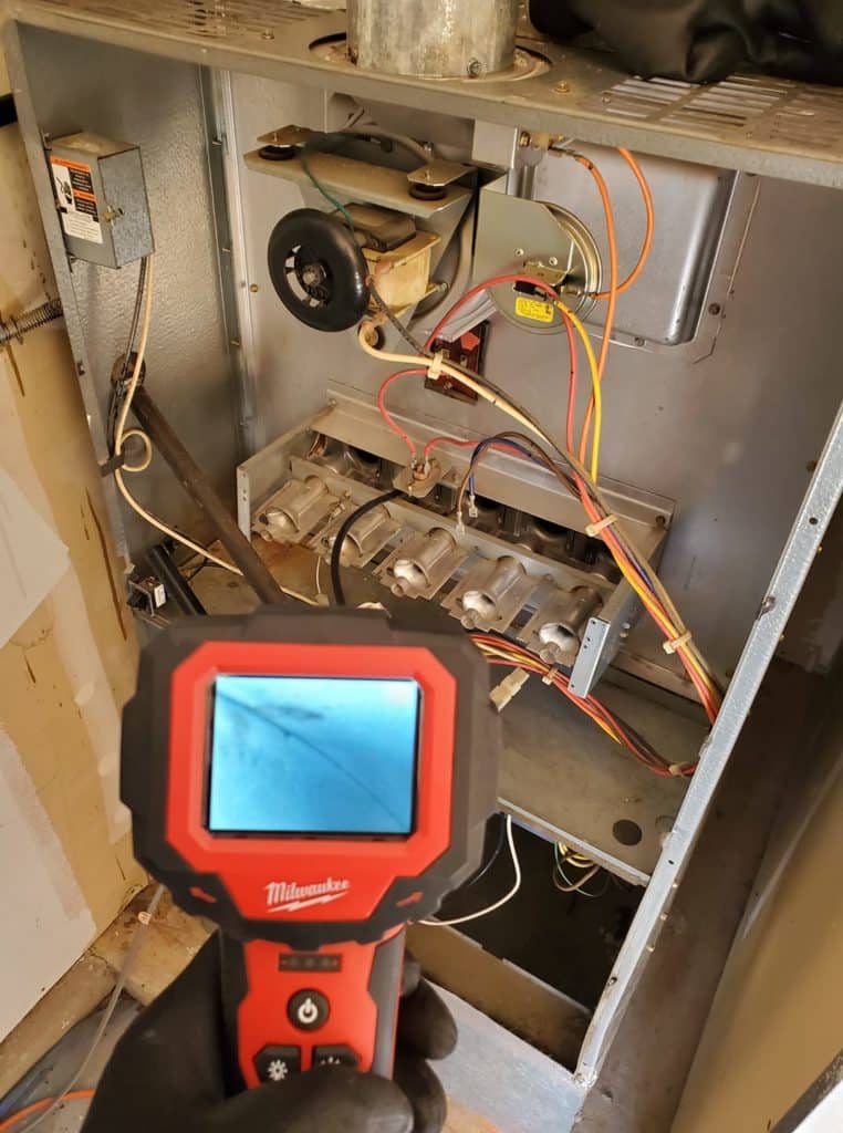 I include a heat exchanger safety inspection in all of my furnace tune ups to a…